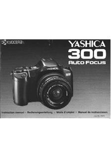 Yashica 300 AF manual. Camera Instructions.