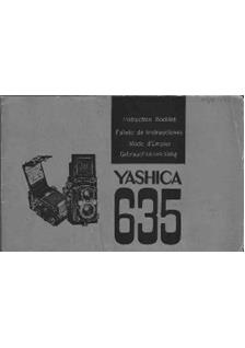 Yashica 635 manual. Camera Instructions.