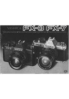 Yashica FX 7 manual. Camera Instructions.