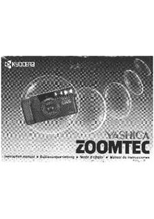 Yashica Zoomtec manual. Camera Instructions.