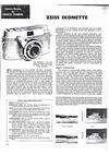 Zeiss Ikon Ikonette manual. Camera Instructions.