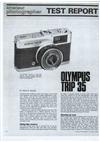 Olympus Trip 35 manual. Camera Instructions.