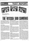 Zeiss Ikon Vitessa 500 manual. Camera Instructions.