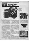 Praktica (VEB) Super TL manual. Camera Instructions.