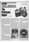 VEB Pentacon Pentacon Super manual. Camera Instructions.