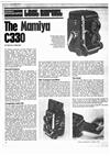Mamiya C 330 manual. Camera Instructions.