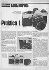 Praktica (VEB) L manual. Camera Instructions.