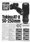 Tokina 50-250/4-5.6 manual. Camera Instructions.