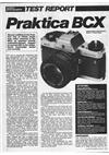 Praktica (VEB) BCX manual. Camera Instructions.