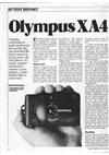 Olympus XA 4 manual. Camera Instructions.