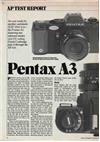 Pentax A3 manual. Camera Instructions.