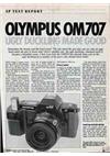 Olympus OM 707 manual. Camera Instructions.