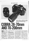 Cobra 28-70/3.8 manual. Camera Instructions.