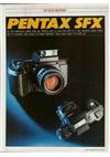 Pentax SFX manual. Camera Instructions.