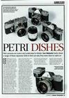 Petri Petriflex FTE manual. Camera Instructions.