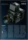 Bronica SQ manual. Camera Instructions.
