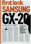 Samsung GX 20 manual. Camera Instructions.