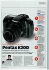 Pentax K 20 D manual. Camera Instructions.