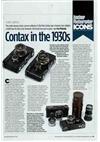 Zeiss Ikon Contax 1 manual. Camera Instructions.