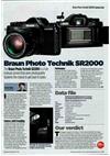 Braun Photo Technik SR 2000 manual. Camera Instructions.
