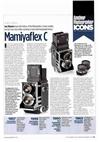 Mamiya C 330 s manual. Camera Instructions.