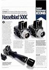 Hasselblad 500 C manual. Camera Instructions.