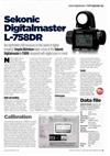 Sekonic L 758 DR Digitalmaster manual. Camera Instructions.