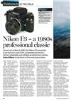 Nikon F 3 manual. Camera Instructions.