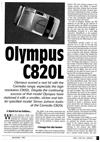 Olympus C 820 L manual. Camera Instructions.