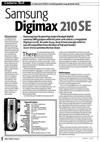 Samsung Digimax 210 manual. Camera Instructions.