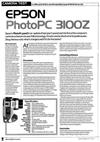 Epson PhotoPC 3100 Z manual. Camera Instructions.