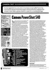 Canon PowerShot S40 manual. Camera Instructions.