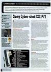 Sony Cyber-shot P71 manual. Camera Instructions.