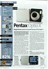 Pentax Optio X manual. Camera Instructions.