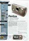 Pentax Optio WP manual. Camera Instructions.