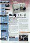 Benq DC X 600 manual. Camera Instructions.