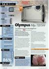 Olympus Mju Digital 720 SW manual. Camera Instructions.