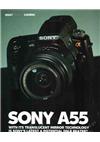 Sony A55 manual. Camera Instructions.