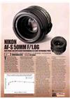 Nikon 50/1.8 manual. Camera Instructions.