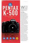 Pentax K 500 manual. Camera Instructions.