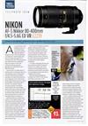 Nikon 80-400/4.5-5.6 manual. Camera Instructions.